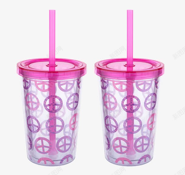 创意紫色吸管杯png免抠素材_88icon https://88icon.com 吸管杯 塑料奶茶杯 透明塑料杯 饮料杯子