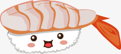三文鱼寿司矢量图素材