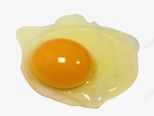 流淌的鸡蛋png免抠素材_88icon https://88icon.com 蛋清 蛋黄 送鸡蛋 食材 黄色