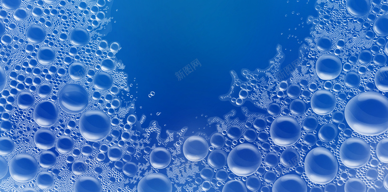 蓝色泡沫海水H5背景psd设计背景_88icon https://88icon.com H5背景 大气 气泡 气泡边框 泡沫 海水 蓝色 透明