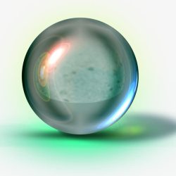 玻璃光精美透明玻璃球高清图片