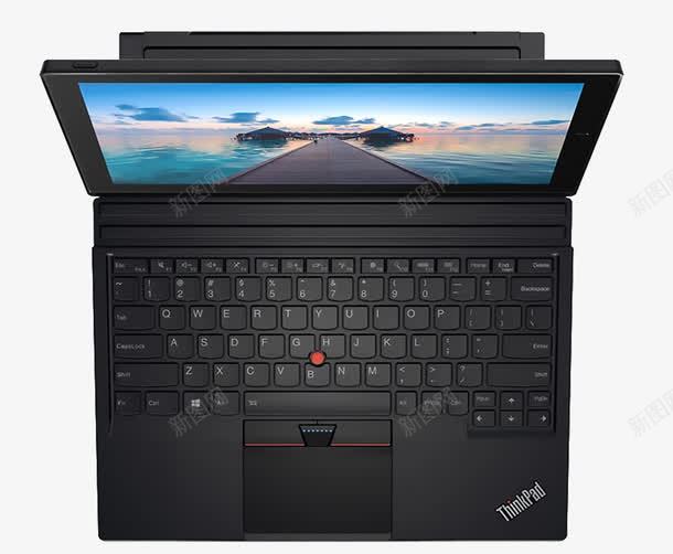 ThinkPadX1Tabletpng免抠素材_88icon https://88icon.com Tablet ThinkPad X1 产品实物 俯视大图 联想笔记本 触屏笔记本