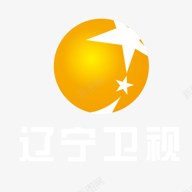 黄色辽宁卫视logo标志图标图标