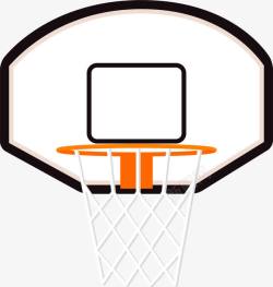 矢量球类运动篮球篮球框高清图片