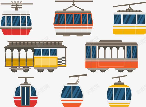 车厢png免抠素材_88icon https://88icon.com 城市轨道 磁悬浮 缆车 观光车