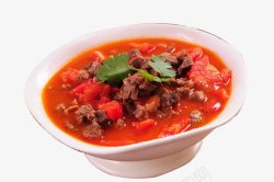 红烧番茄牛腩汤菜素材