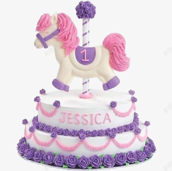 卡通紫色双层蛋糕png免抠素材_88icon https://88icon.com 卡通蛋糕 双层蛋糕 紫色蛋糕 蛋糕