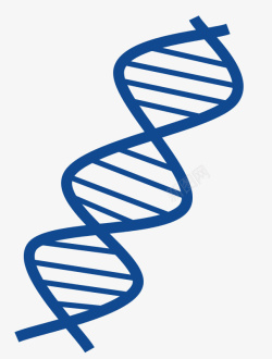 蓝色DNA平面图素材