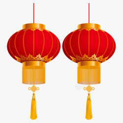 红的灯笼中国新年灯笼红色高清图片