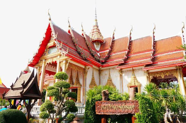 泰国风格寺庙建筑png免抠素材_88icon https://88icon.com 寺庙 建筑 泰国 风格