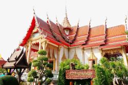 泰国风格寺庙建筑素材