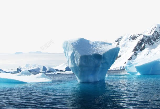 冰川png免抠素材_88icon https://88icon.com 冰川 南极 南极雪景 海水