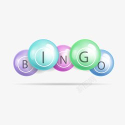 bingo矢量图素材