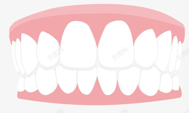 粉白色卡通牙齿png免抠素材_88icon https://88icon.com 卡通 卡通牙齿 卡通风格 扁平风格 牙医 牙医元素 粉白色