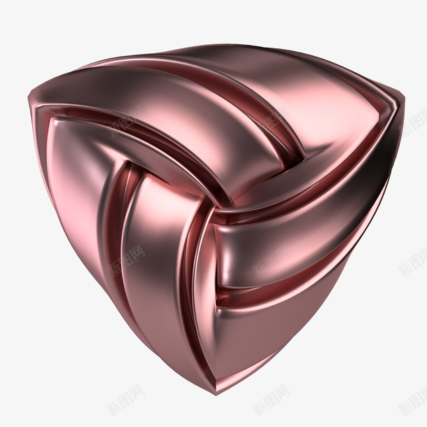 c4d玫瑰金金属png免抠素材_88icon https://88icon.com c4d 三角 玫瑰金 金属