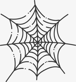 万圣节黑色蜘蛛网矢量图素材