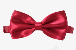 红色领结红色高贵褶皱折叠西装领结实物高清图片
