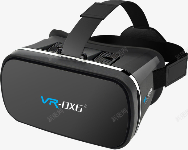 实物OXG黑色vr盒子png免抠素材_88icon https://88icon.com VR设备 vr头盔 vr游戏 vr盒子 vr眼镜 可穿戴设备 头戴式 虚拟现实 黑色