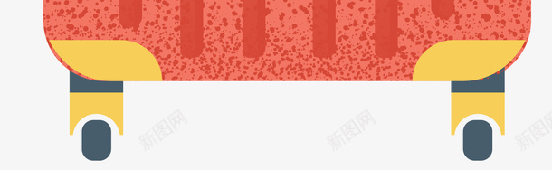 红色女士卡通拉杆箱png免抠素材_88icon https://88icon.com 卡通行李箱 大件行李箱 女士风格 拉杆箱 矢量行李箱 箱子 红色