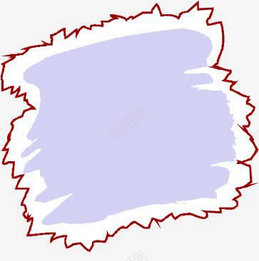 线性装饰画布png免抠素材_88icon https://88icon.com 淡紫色 画布 红色边框 线性