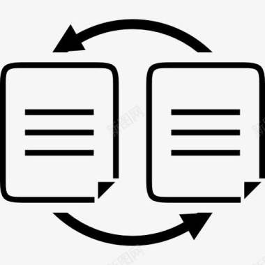 文件传输之间传输数据文件图标图标