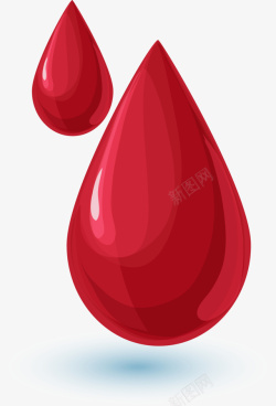 无偿献血国际红十字日红色血滴高清图片