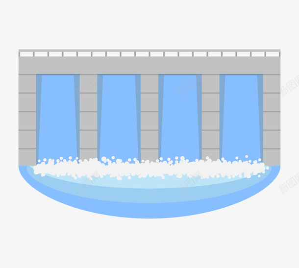 手绘卡通大坝水坝水利发电png免抠素材_88icon https://88icon.com 卡通 大坝 大坝防水 手绘 水利发电 水坝