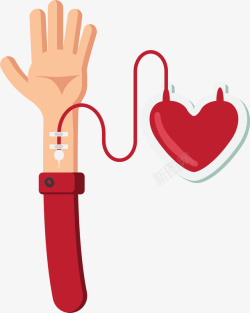 爱心输血国际红十字日输血的手高清图片