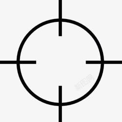 狙击手射击目标目标图标高清图片