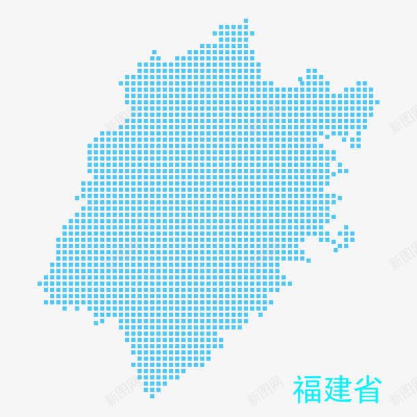 福建省地图png免抠素材_88icon https://88icon.com png图形 图形 地图 地表 福建省 蓝色 装饰