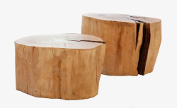 木桩凳子实物图案素材