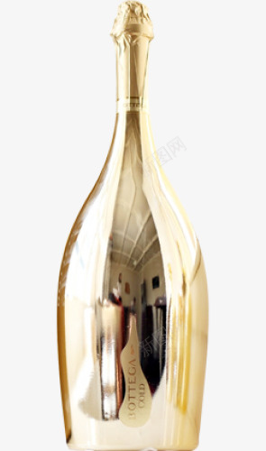 金色瓶身的酒png免抠素材_88icon https://88icon.com 派对 酒 金色 香槟