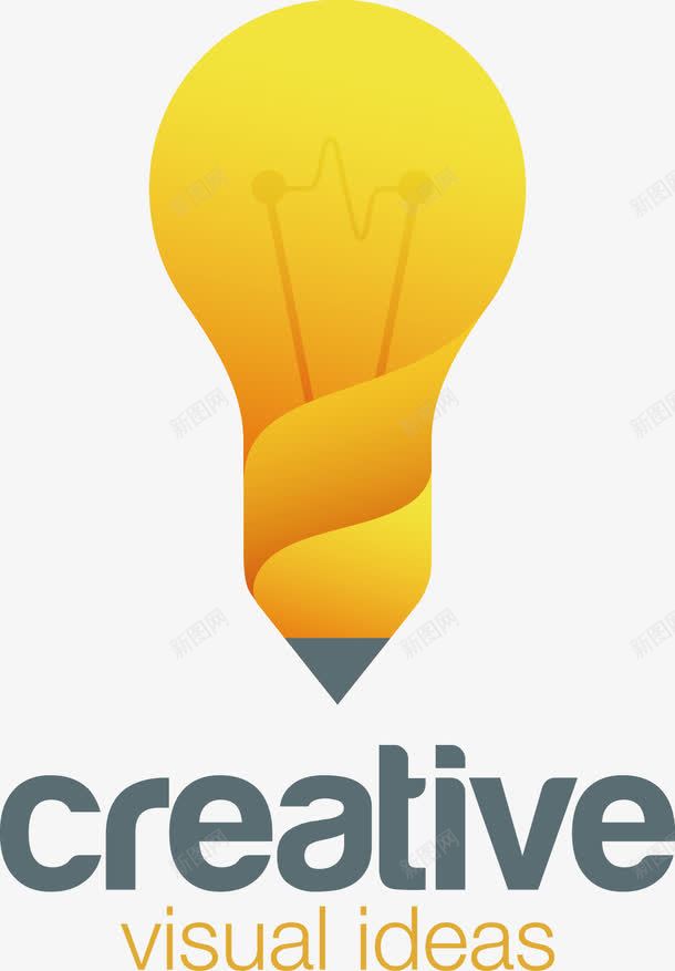 灯泡创意广告片png免抠素材_88icon https://88icon.com 创意想法 创意海报设计 创新思维 卡通 排忧解难 灯泡 灵感 电灯泡 解决方法的图标 黄色