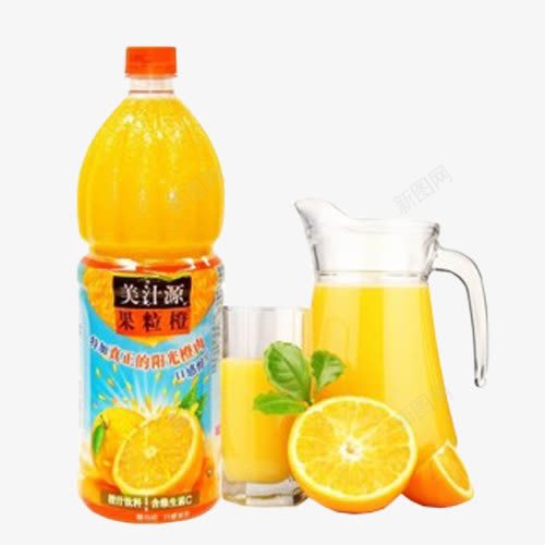 果粒橙产品实图png免抠素材_88icon https://88icon.com 无添加 果汁 果粒橙 橙子 橙汁 美汁源果粒橙
