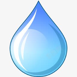 水滴图表蓝色的小水滴图标图标