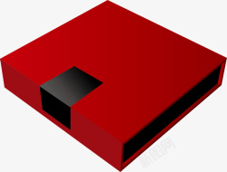 平面糖果包装盒平面图红色包装盒高清图片