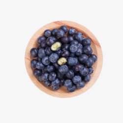 一盒蓝莓有机水果素材