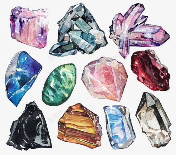 彩色宝石png免抠素材_88icon https://88icon.com 宝石 宝石装饰 晶体 水晶 玛瑙 石头 蓝水晶 钻石