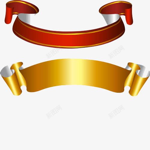 手绘红色黄色丝带png免抠素材_88icon https://88icon.com 丝带 产品包装 促销丝带标签 条幅 横幅 淘宝天猫产品装饰 电商 礼盒包装 红丝带 网页设计 节日庆祝 装饰品 装饰标签 金黄色丝带