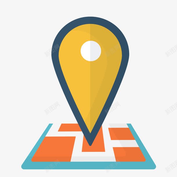 卡通创意地图定位png免抠素材_88icon https://88icon.com GPS 卡通 地图 地理位置 坐标 坐标符号 定位 导航