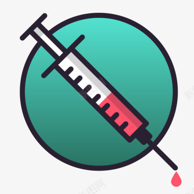 联系人app图标手机APP医疗软件血液检查图标矢量图图标
