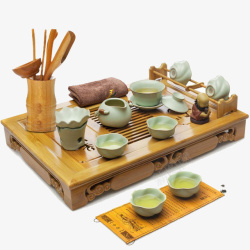 瓷器茶具茶具桌子高清图片