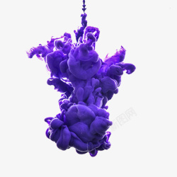 紫色烟雾素材