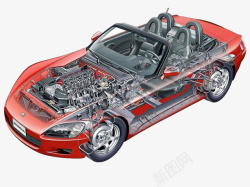 汽车模型汽车部件结构图高清图片