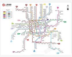 上海地铁交通图最新素材