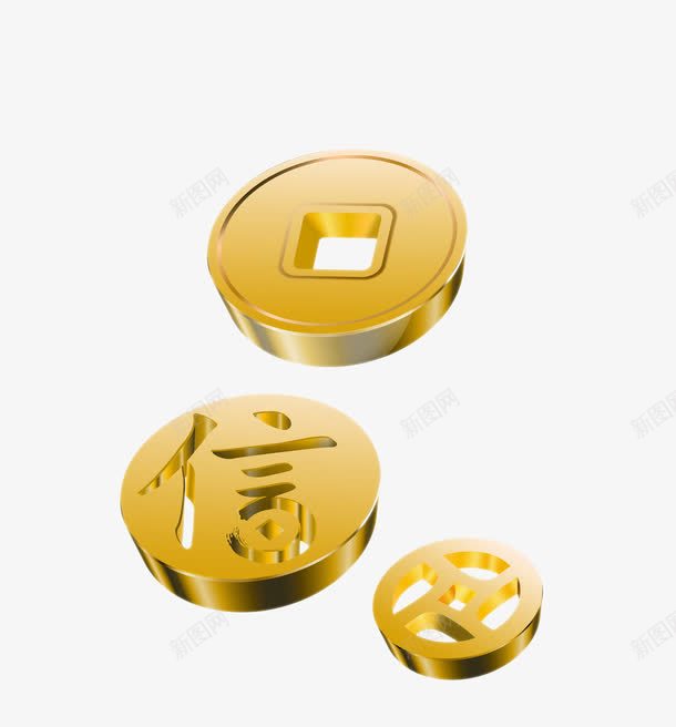 漂浮金币png免抠素材_88icon https://88icon.com 金币 金币漂浮元素 金条 钱币 银两 黄金