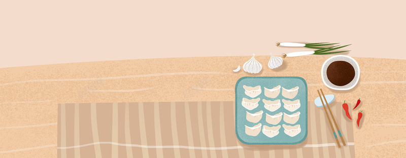 立冬吃饺子扁平手绘棕色bannerjpg设计背景_88icon https://88icon.com 冬天 冬季 冬季暖歌 冬日暖歌 冬至 大寒 大雪 寒冬 小寒 小雪 立冬 立冬节气 节气 雪 雪景