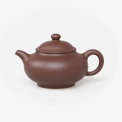 红色陶瓷壶普通家庭茶壶高清图片