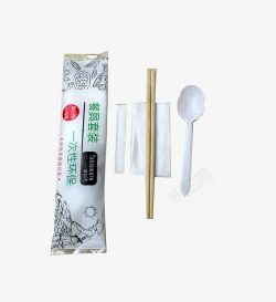 一次性筷子餐具套装素材