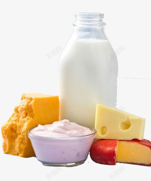 牛奶奶酪黄油酸奶png免抠素材_88icon https://88icon.com 产品实物 奶制品 早餐 食物 饮品 黄油